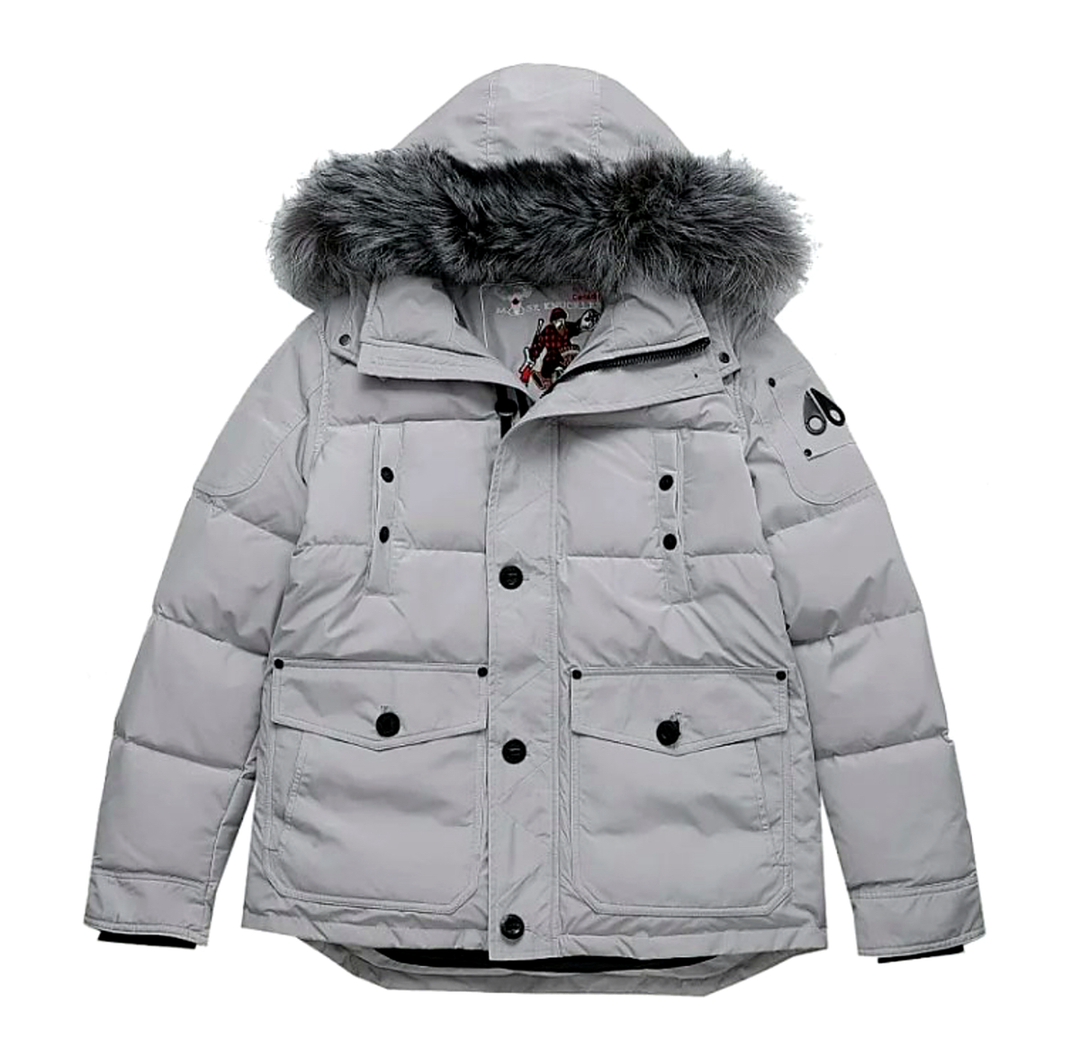 Moose Knuckles Parka – Light Grey