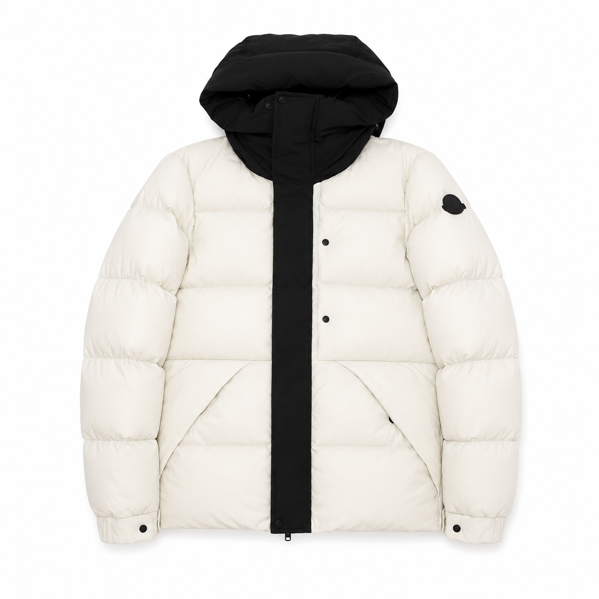 Moncler Hooded Down Puffer Jacket - White