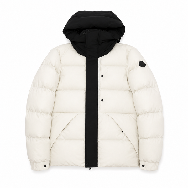 Doudoune à capuche Moncler - Blanc